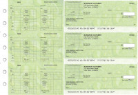 Leaf Multi-Purpose Corner Voucher Business Checks | BU3-7CDS19-MPV