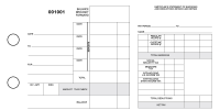 Clouds Itemized Disbursement Payroll Designer Business Checks | BU3-7CDS21-IDP