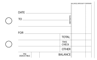 Teal Safety Standard Invoice Business Checks | BU3-ESF01-SNV