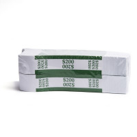 Green Barred $200 Currency Bands | CBB-004