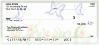 Watercolor Butterflies Personal Checks | CCS-72