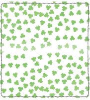 More Clovers Leather Checkbook Cover | CDP-TVL14