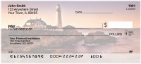 Lighthouses at Sunset Personal Checks | SCE-79