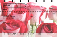 Spring Rose Bouquet Top Stub Personal Checks | TSFLO-41