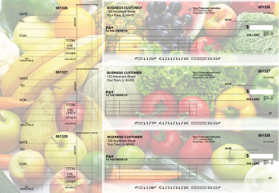 Fresh Produce Itemized Payment Business Checks | BU3-CDS09-IPR