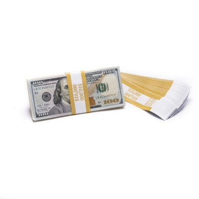 Gold Barred $10,000 Currency Bands | CBB-010