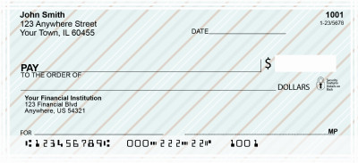 Pretty Stripes Personal Checks | CCS-21