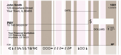 Striped Delight Personal Checks | CCS-25