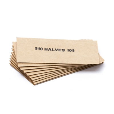 Flat Colored Half Dollar Coin Wrappers | CFW-005