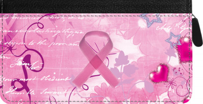 Breast Cancer Zippered Checkbook Cover | CLZ-EVC31