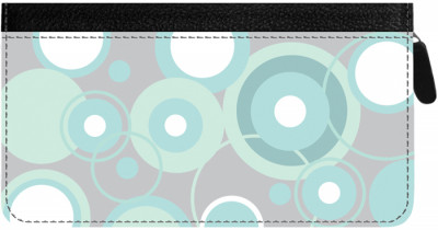 Stylish Patterns Zippered Checkbook Cover | CLZ-GEO14