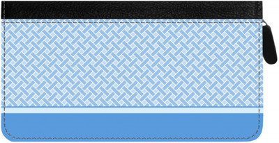 Blue Safety Zippered Checkbook Cover | CLZ-VAL001