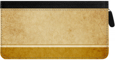 Parchment Zippered Checkbook Cover | CLZ-VAL015