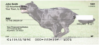 Brilliant Black Labs Personal Checks | DOG-52