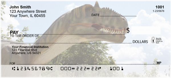 Dinosaurs Alive Personal Checks | ANJ-09