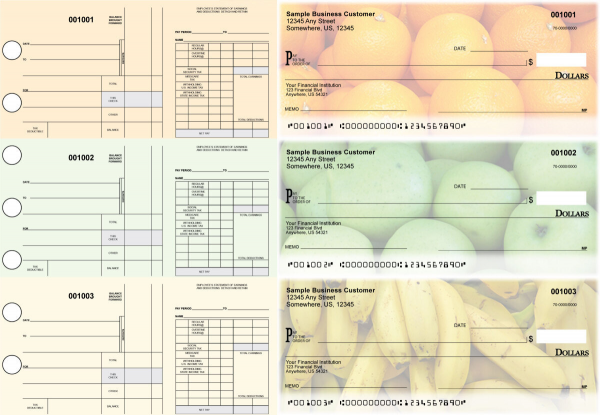 Fruit Disbursement Payroll Designer Business Checks | BU3-7CDS03-FSP