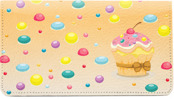 Cupcakes Leather Cover | CDP-FOD53