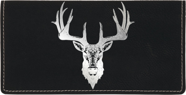 Big Horned Buck Engraved Leather Cover | CLE-ANK71