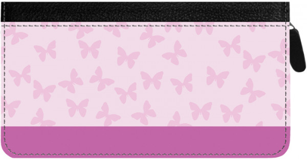 Butterfly Zippered Checkbook Cover | CLZ-GEO04