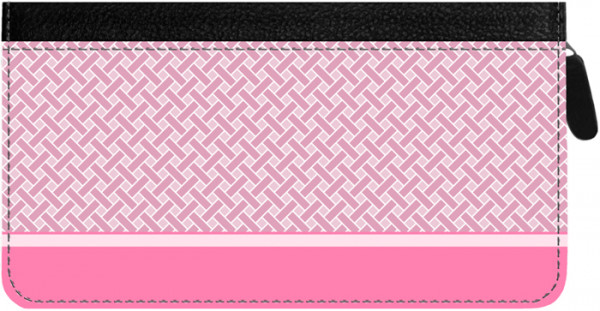 Pink Safety Zippered Checkbook Cover | CLZ-VAL026