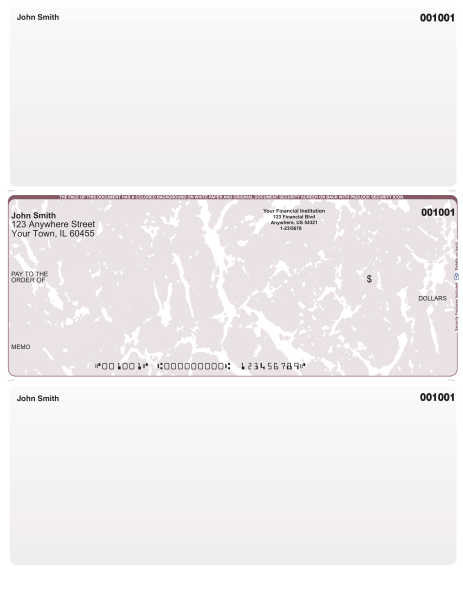 Burgundy Marble Middle Laser Checks | LMC-UM