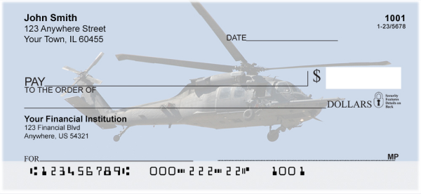 Blackhawk Choppers Personal Checks | MIL-53