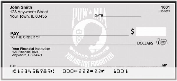 POW/MIA Personal Checks | PAT-18
