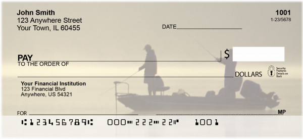 Gone Fishing Personal Checks | SPO-21